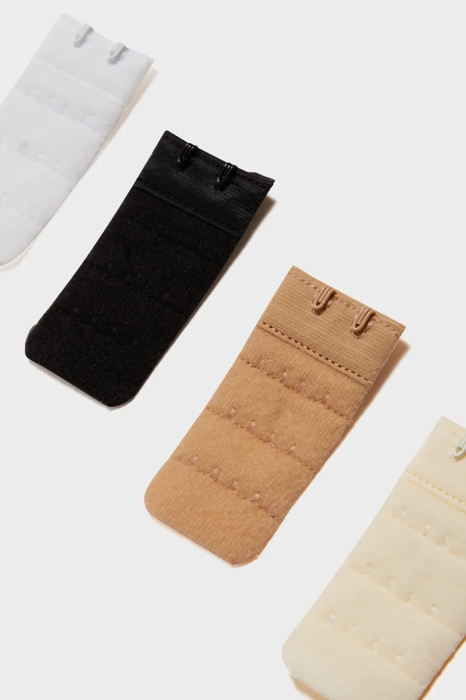 ETAM Accesorios De Lencería|4 prolongadores de sujetador BLANCO / BEIS / NEGRO / CRUDO