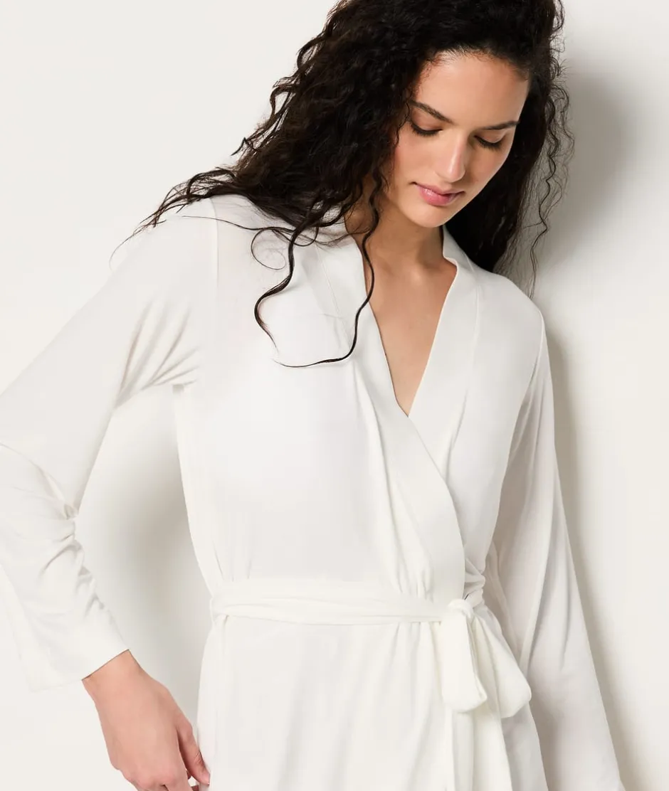 ETAM Pijamas Esenciales|Ponchos, Sudaderas Y Chaquetas|Bata CRUDO