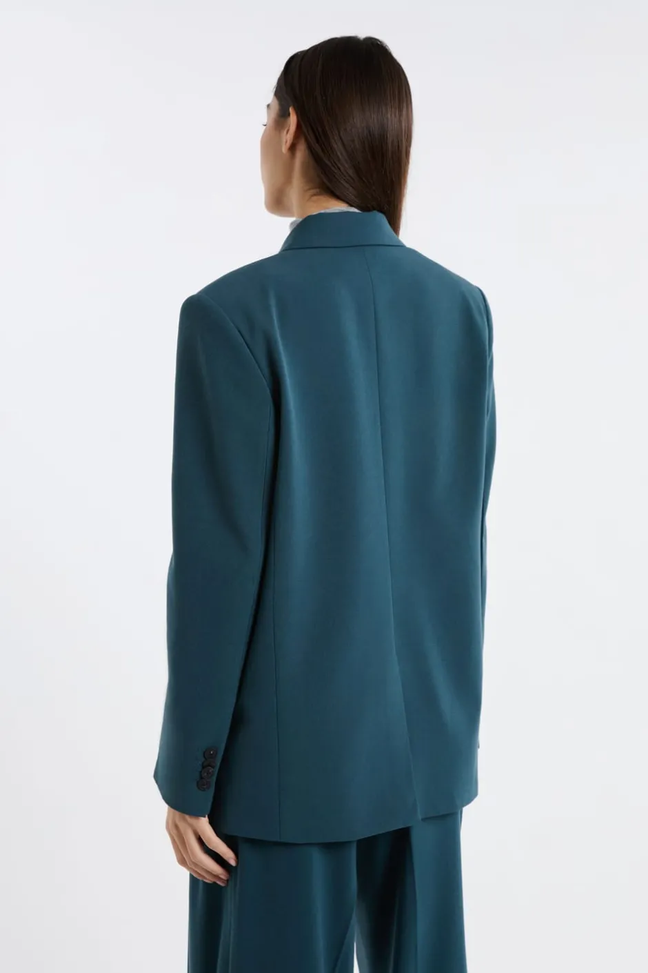 ETAM Chaquetas|Blazers|Blazer con cierre cruzado VERDE PATO