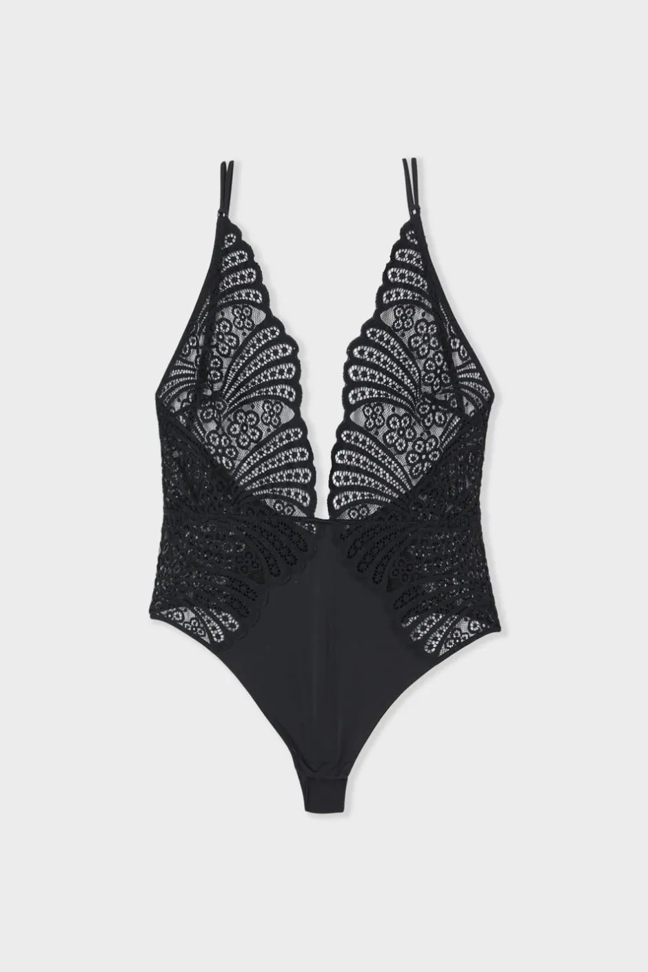 ETAM Bodys|Body de encaje NEGRO