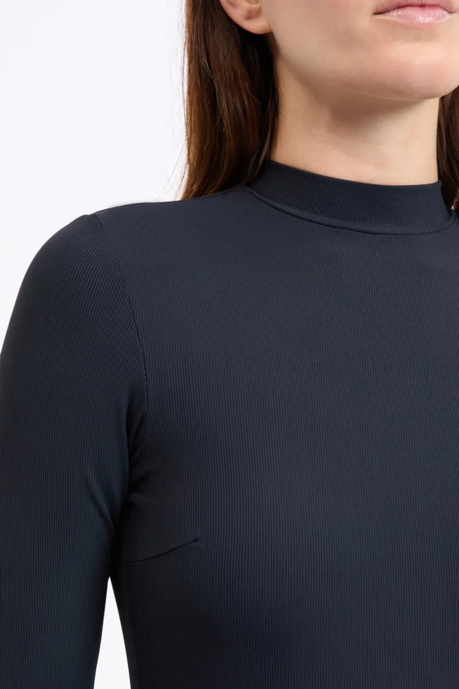 ETAM Bodys|Body de manga larga con espalda descubierta NEGRO