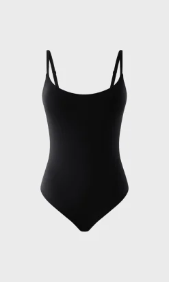 ETAM Bodys|Body de microfibra NEGRO