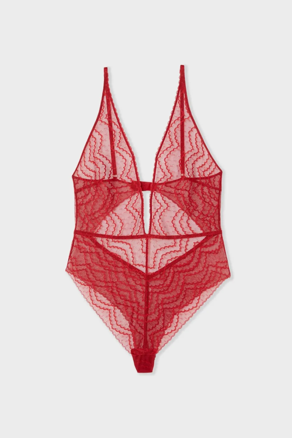 ETAM Bodys|Body en dentelle ROUGE