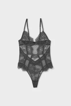 ETAM Bodys|Body en dentelle NOIR
