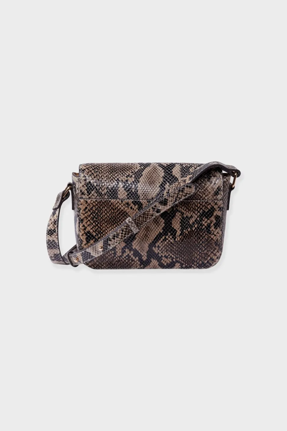 ETAM Bolsos|Bolso bandolera de cuero IMP FD TOPO