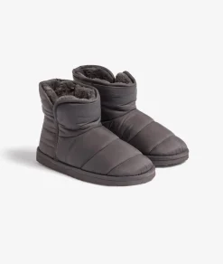 ETAM Zapatillas|Homewear|Botines acolchados con interior de pelo ANTRACITA