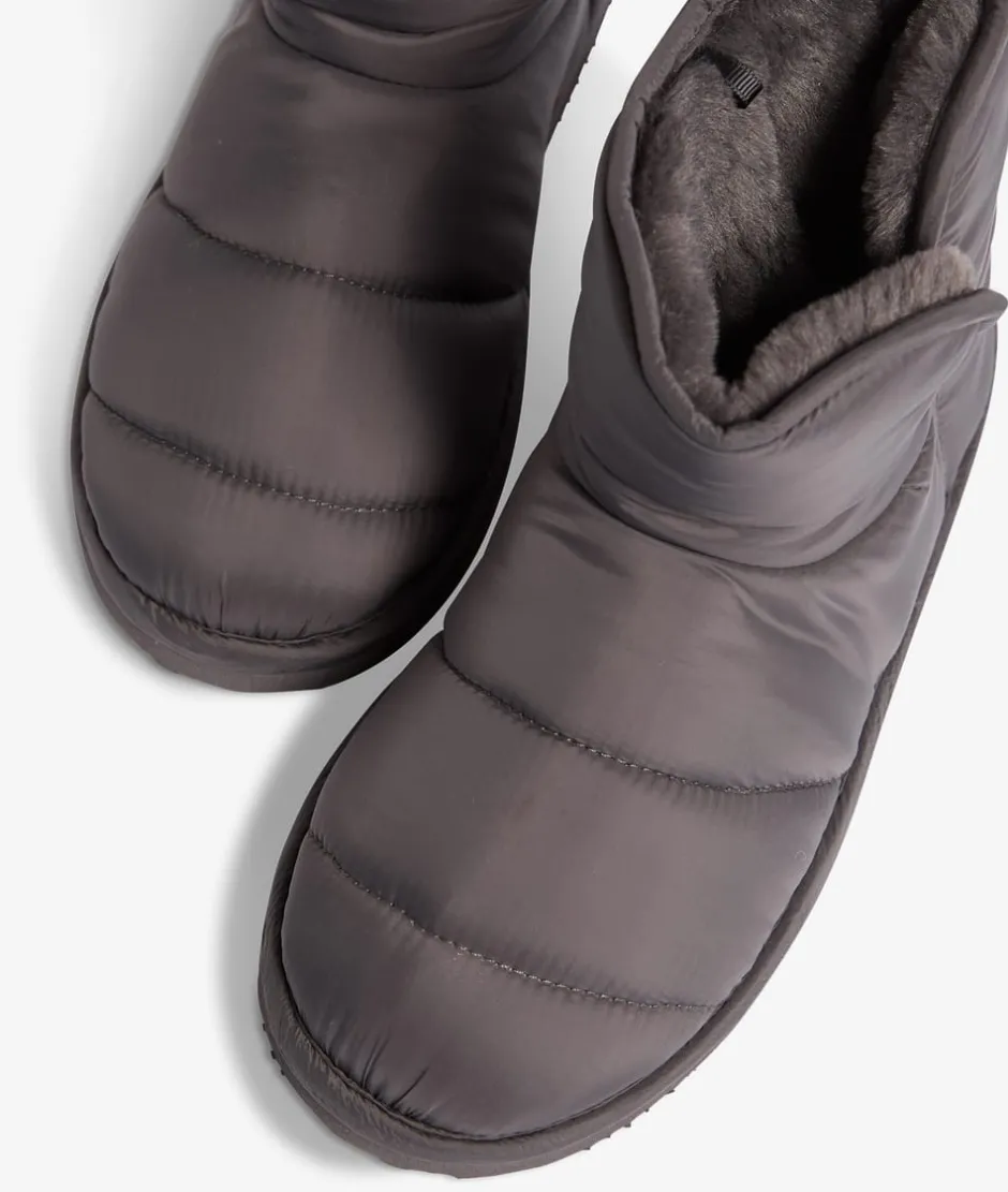 ETAM Zapatillas|Homewear|Botines acolchados con interior de pelo ANTRACITA