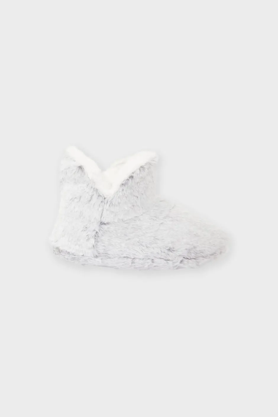 ETAM Zapatillas|Homewear|Botines de tejido ultrasuave GRIS CLARO