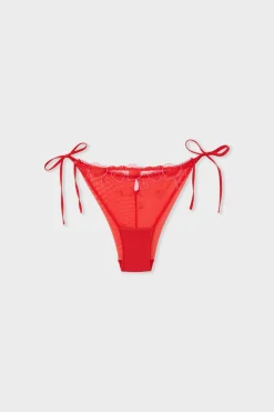 ETAM Braguitas Sexy|Braguita|Braga bordada con estampado de corazones IMP FONDO ROSA