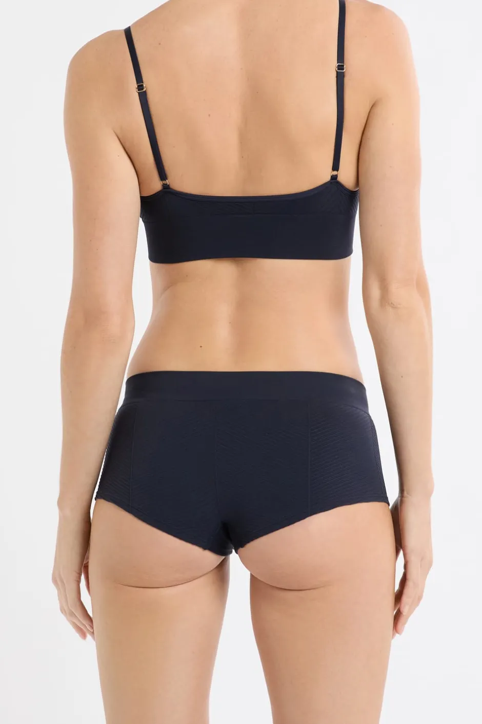 ETAM Culotte|Braga culotte de cintura alta marino