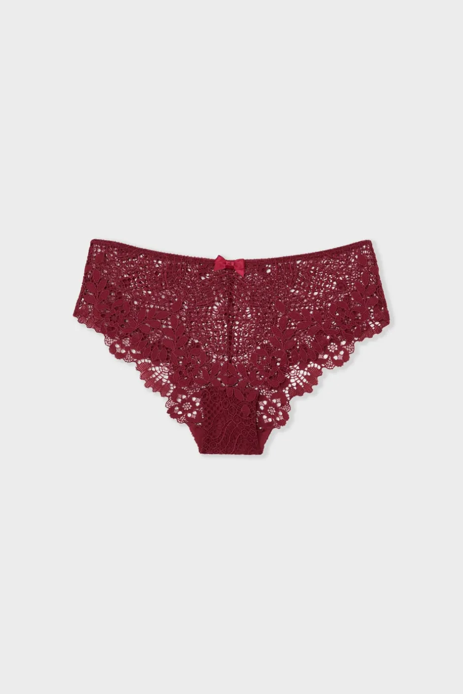 ETAM Braguitas Encaje|Culotte|Braga culotte de encaje BURDEOS GRANATE