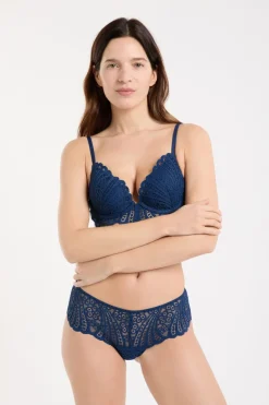ETAM Braguitas Encaje|Culotte|Braga culotte de encaje marino