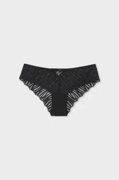 ETAM Braguitas Encaje|Culotte|Braga culotte de encaje NEGRO