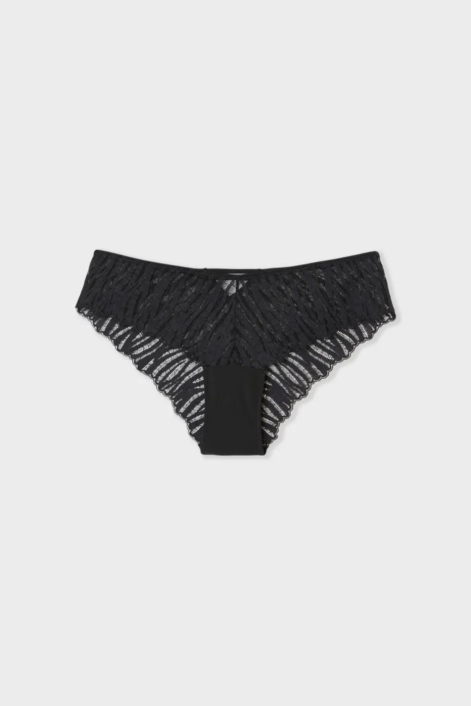 ETAM Braguitas Encaje|Culotte|Braga culotte de encaje NEGRO