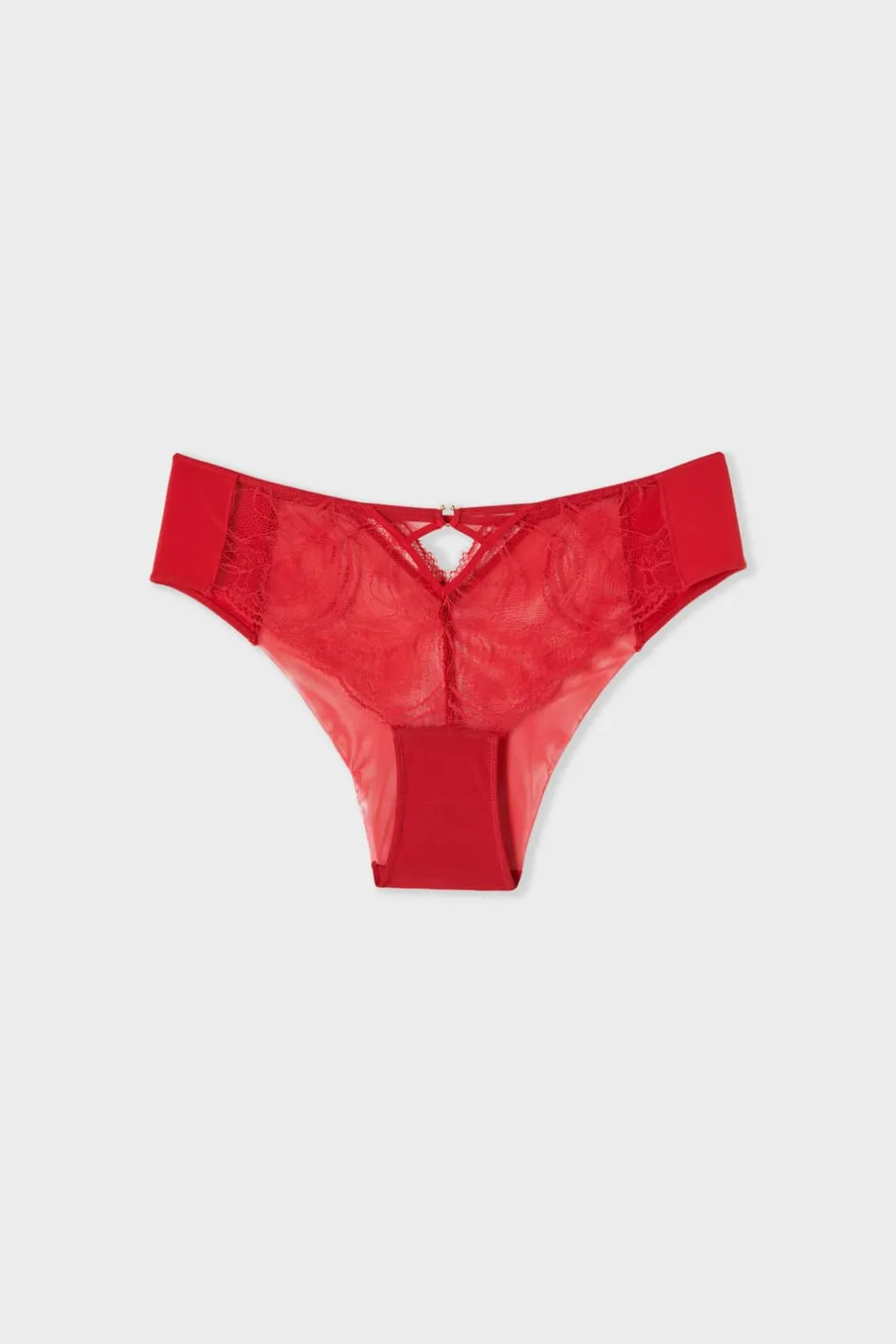 ETAM Braguitas Encaje|Brasileña|Braga culotte de encaje ROJO