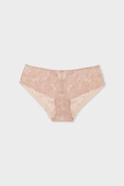 ETAM Braguitas Encaje|Culotte|Braga culotte de encaje ROSA EMPOLVADO