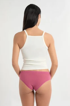 ETAM Culotte|Braguitas Party|Braga culotte de microfibra con detalles de encaje BLUSH