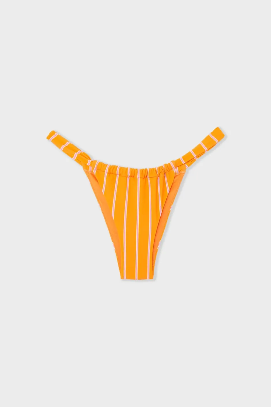 ETAM High Leg|Brasileñas|Braga de bikini brasileña a rayas IMP FD NARANJA