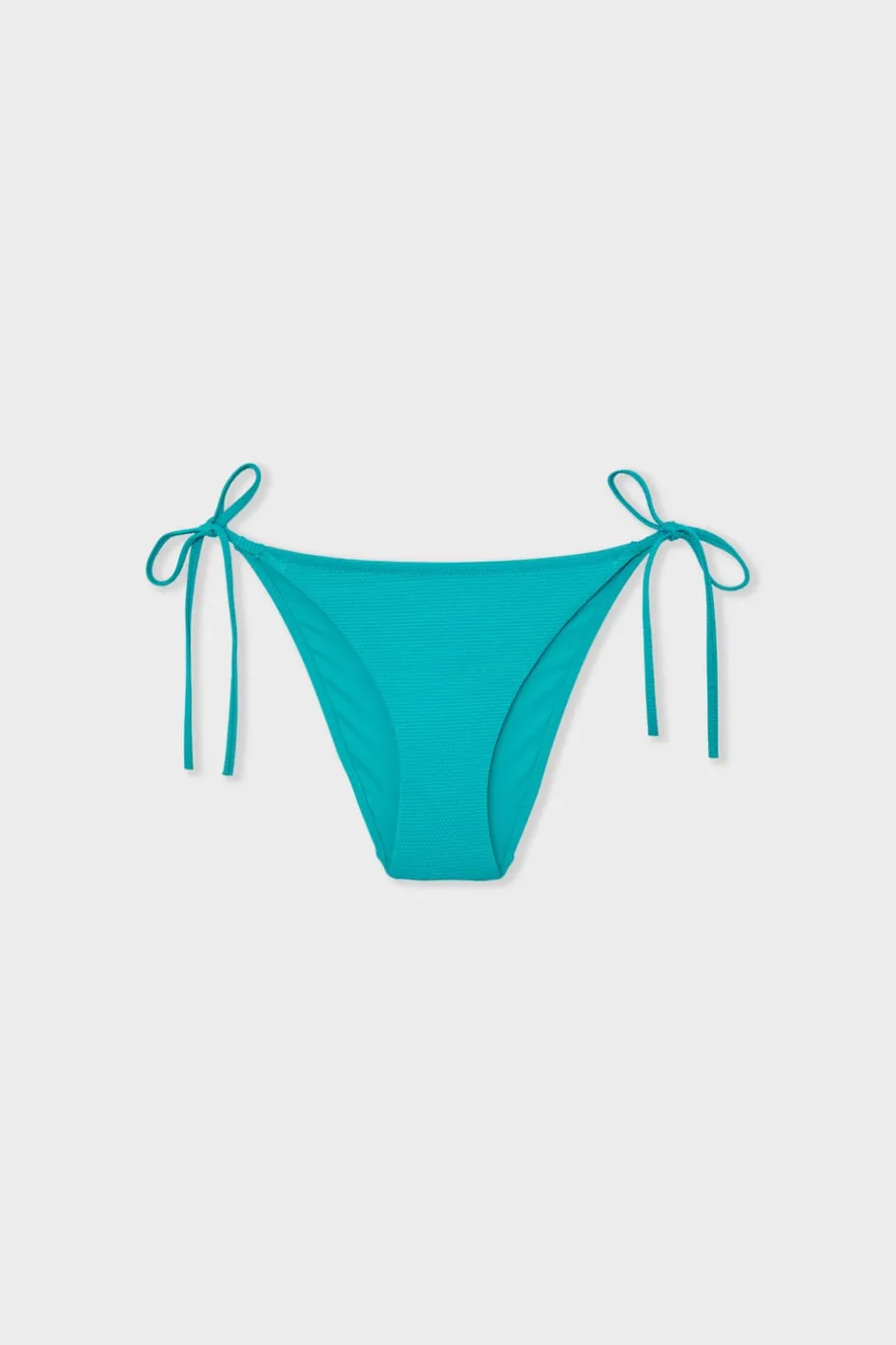 ETAM Anudadas|Bikini|Braga de bikini con lazada AZUL VERDOSO
