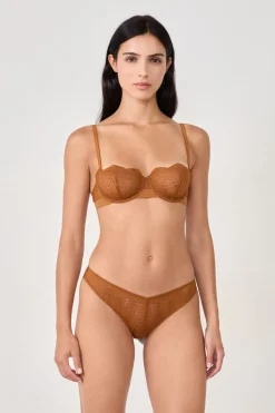 ETAM Braguitas Encaje|Braguita|Braga de encaje MARRÓN