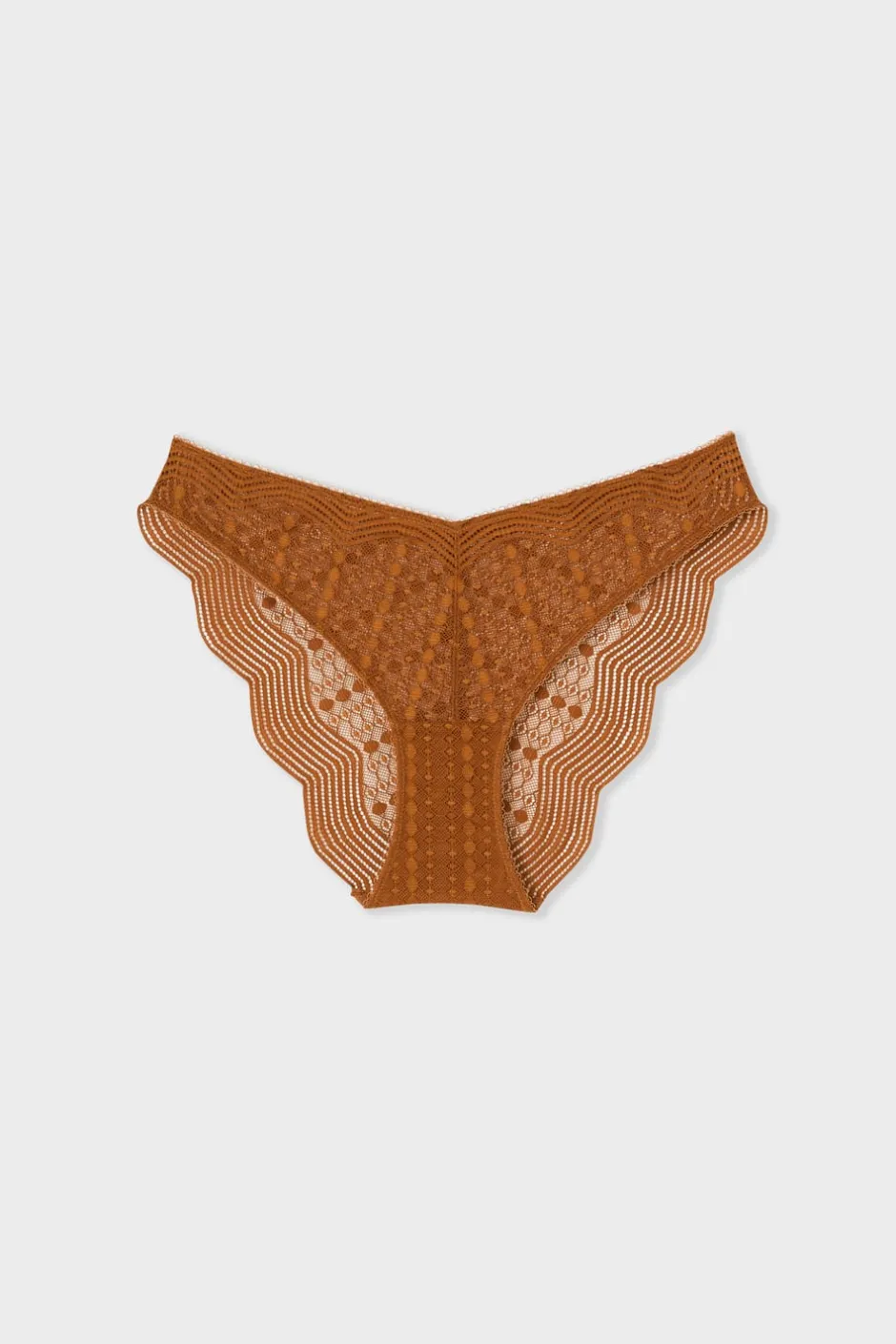 ETAM Braguitas Encaje|Braguita|Braga de encaje MARRÓN