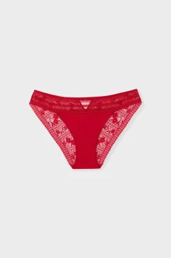 ETAM Braguitas Encaje|Braguita|Braga de encaje ROJO