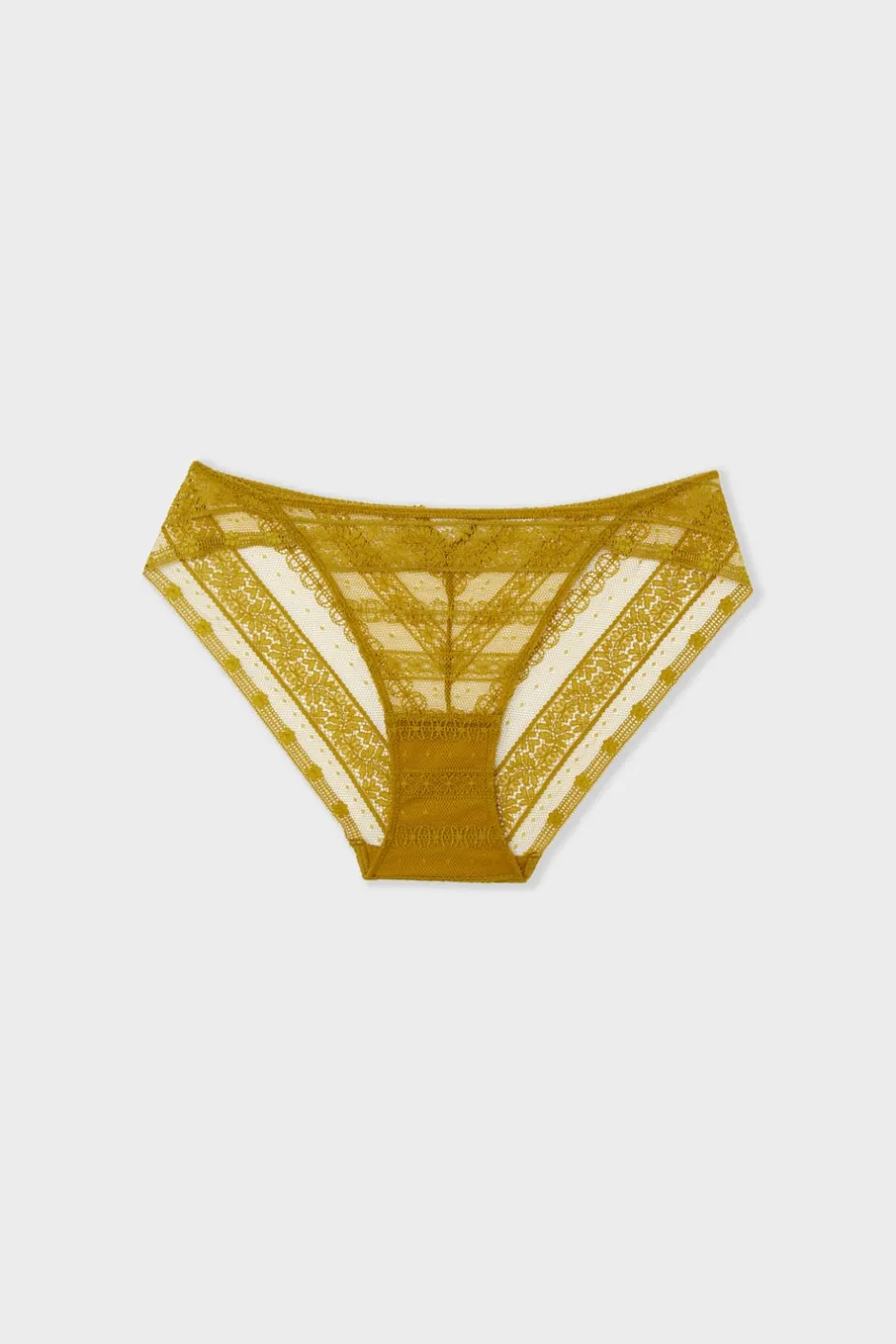 ETAM Braguitas Encaje|Braguita|Braga de encaje AMARILLO ÁCIDO