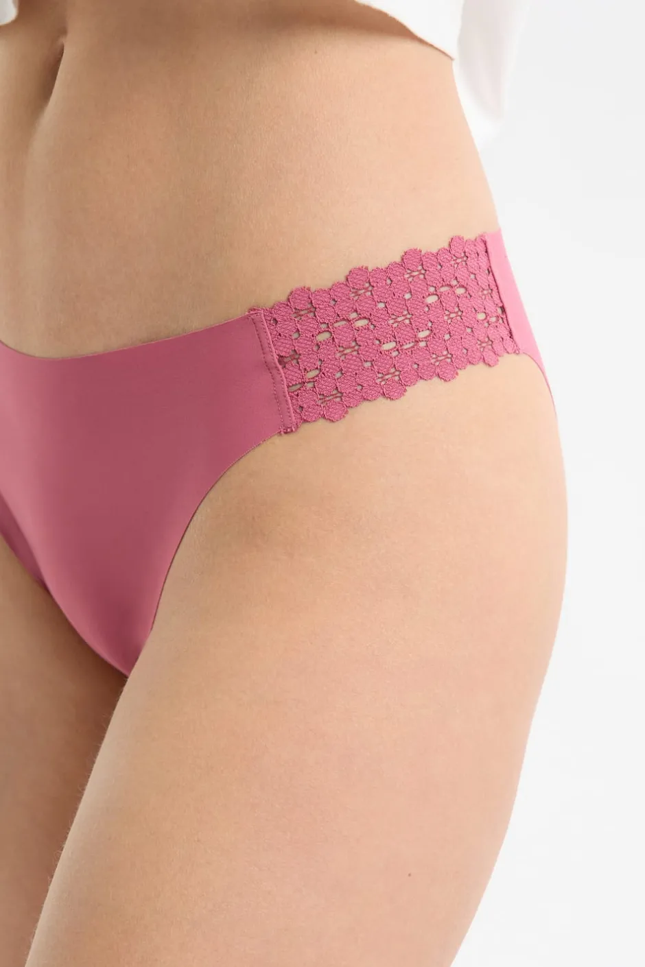 ETAM Braguita|Braguitas Party|Braga de microfibra y encaje BLUSH