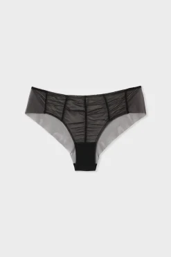 ETAM Culotte|Novedades Braguitas|Braga de tul NEGRO