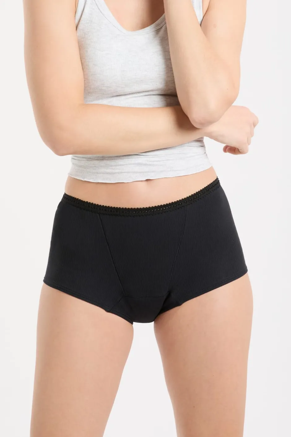 ETAM Culotte|Braguitas Menstruales|Braga menstrual - Flujo abundante NEGRO