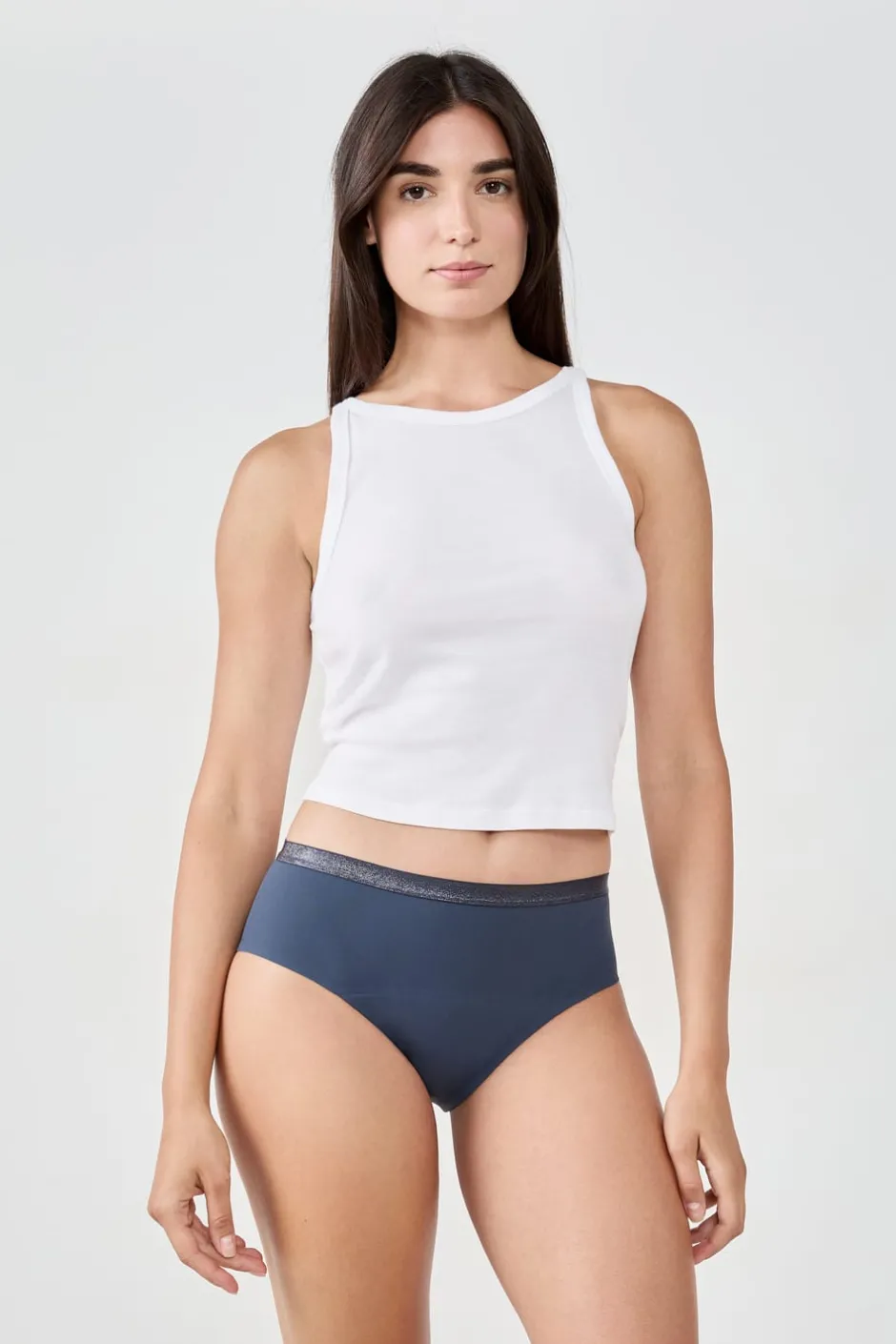 ETAM Culotte|Braguitas Menstruales|Braga menstrual - Flujo abundante AZUL MARINO