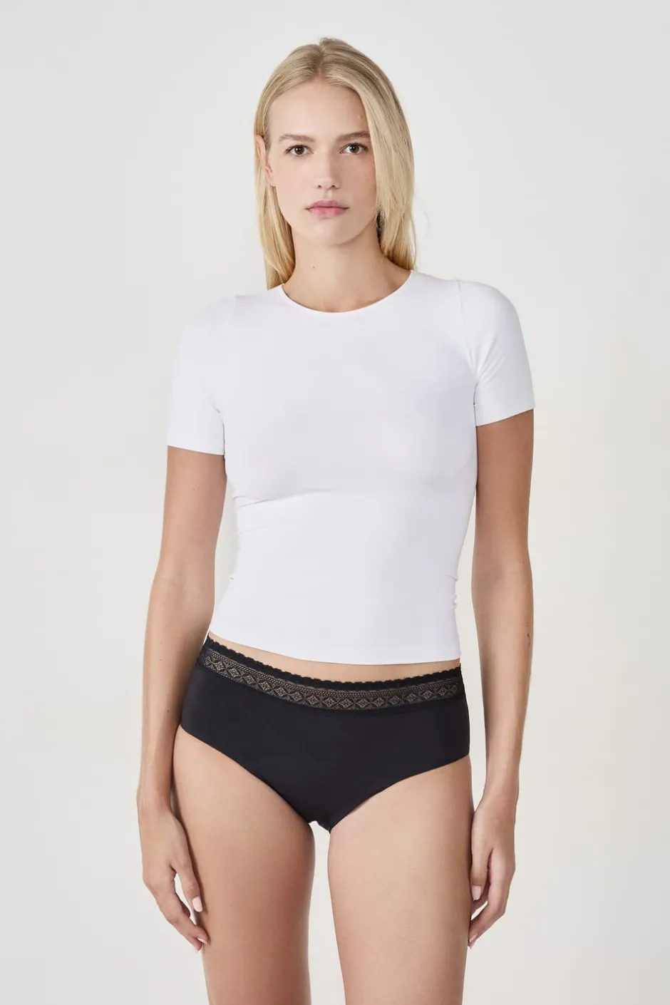 ETAM Culotte|Braguitas Menstruales|Braga menstrual de algodón - Flujo abundante NOIR