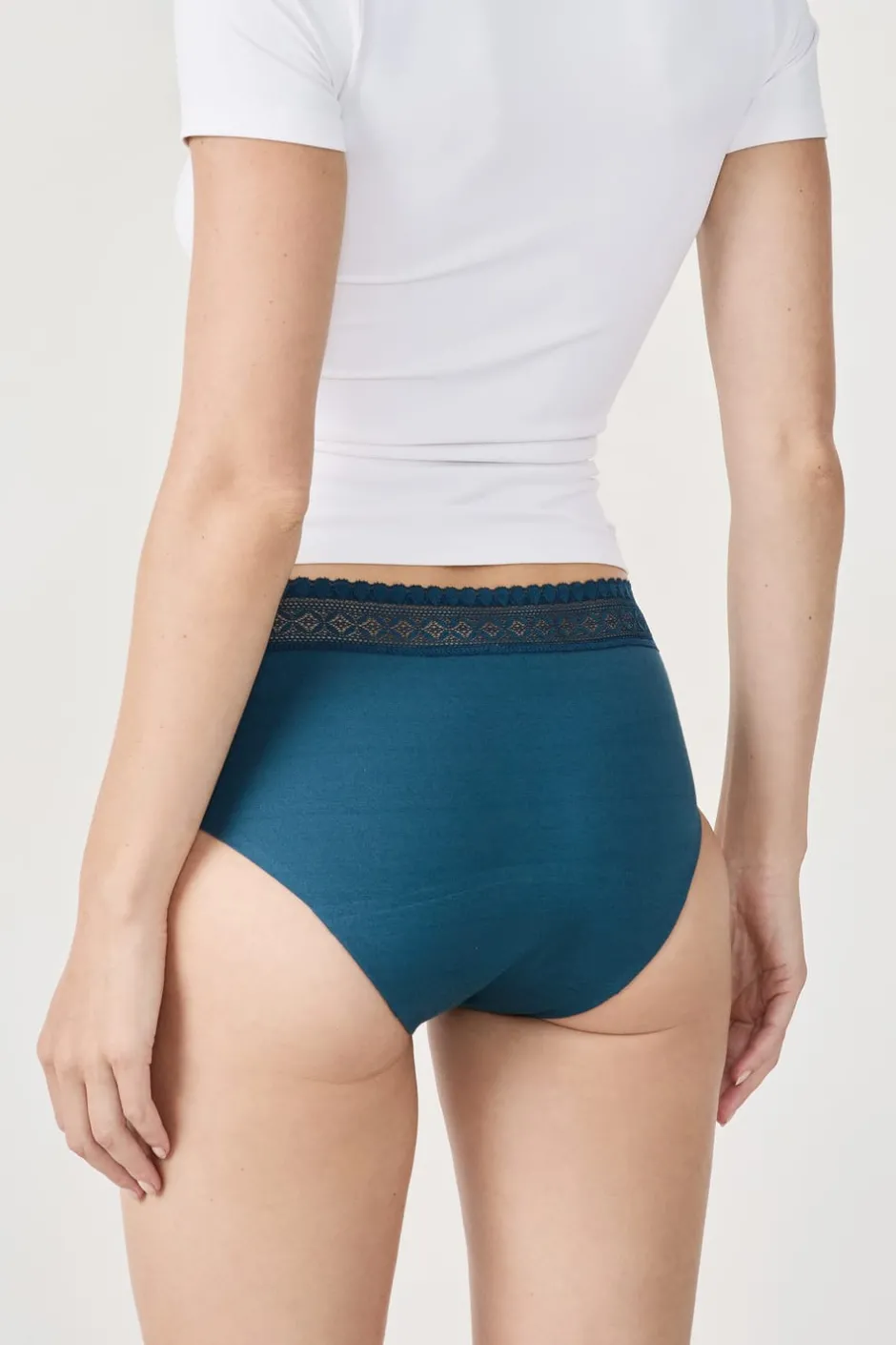 ETAM Culotte|Braguitas Menstruales|Braga menstrual de algodón - Flujo medio ENCRE