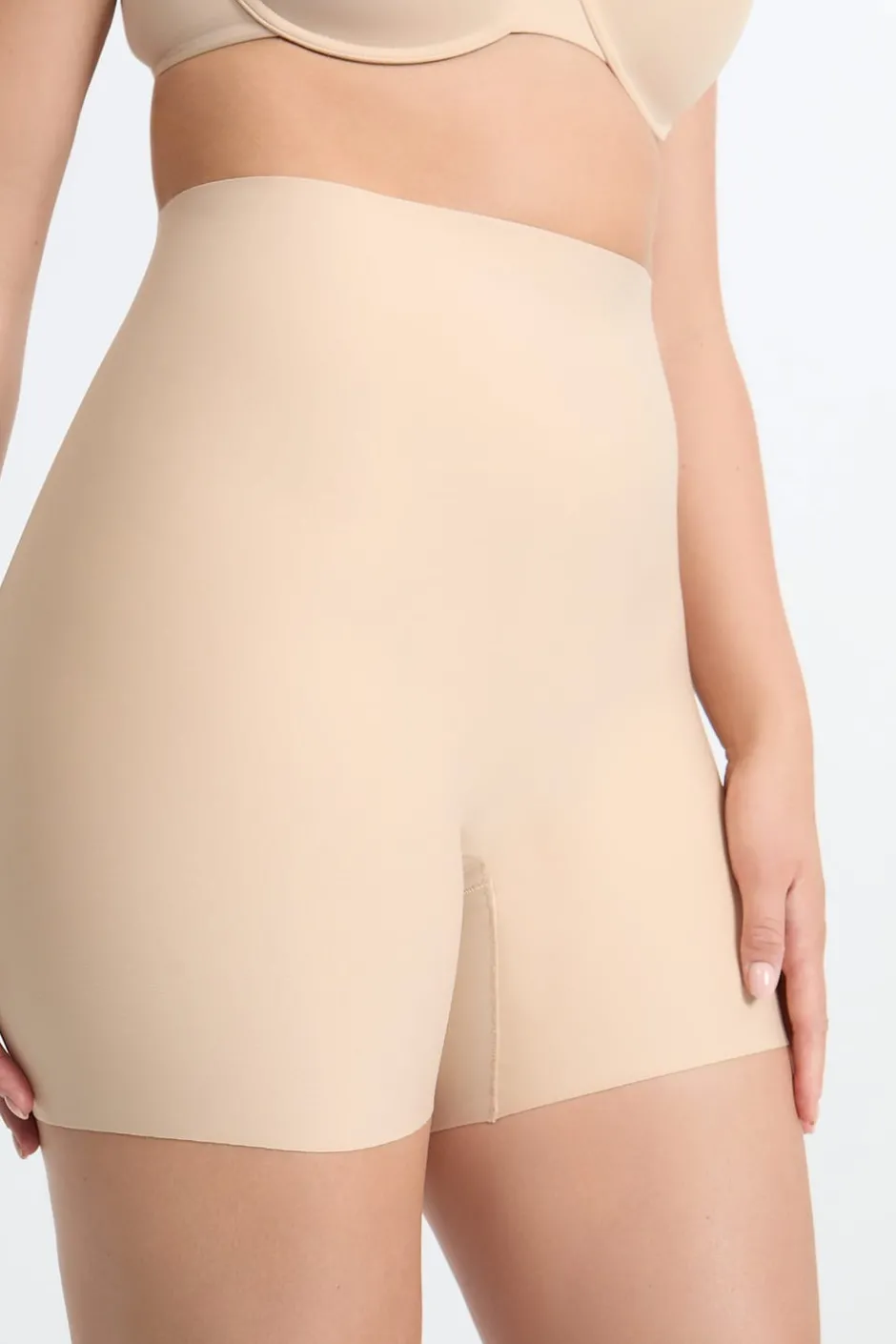 ETAM Braguitas Moldeadoras|Talle Alto|Braga moldeadora - Sujeción fuerte C.BEIGE