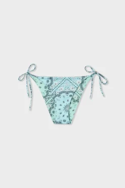 ETAM Anudadas|Bikini|Braguita bikini lazada estampada reversible ESTAMPADO FONDO VERDE