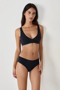 ETAM Brasileña|Braguita brasileña de algodón orgánico elástico NEGRO