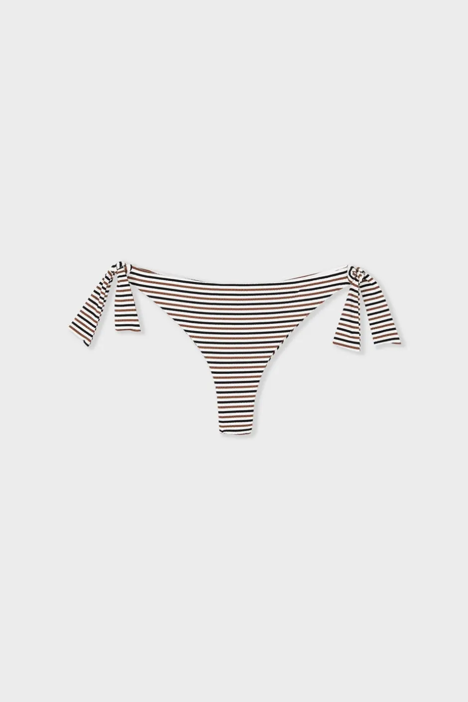 ETAM Anudadas|Brasileñas|Braguita brasileña de bikini con lazos y rayas MULTICOLOR