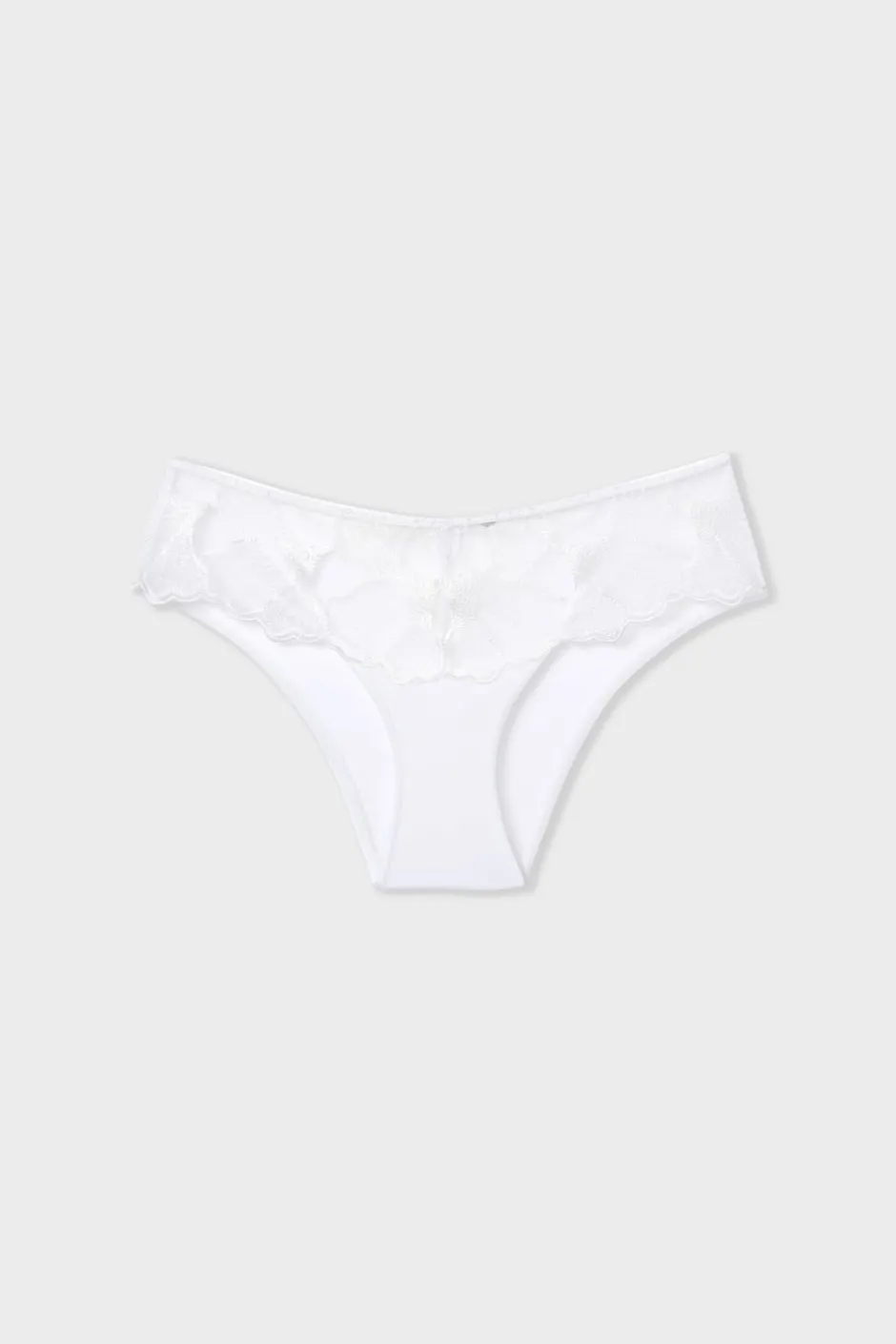 ETAM Braguitas Novias|Braguitas Encaje|Braguita brasileña de encaje BLANCO