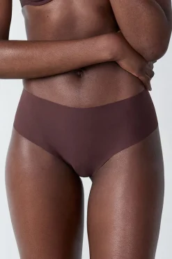 ETAM Braguitas Novias|Braguitas Invisibles|Braguita brasileña de microfibra CHOCOLATE