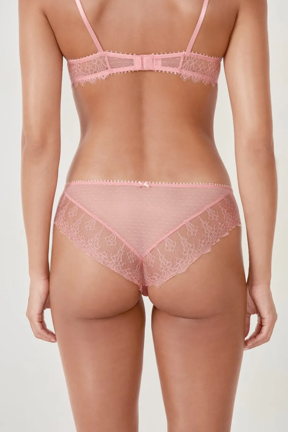 ETAM Brasileña|Braguitas Encaje|Braguita con encaje ROSA