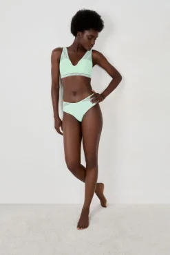 ETAM Braguitas Encaje|Culotte|Braguita con encaje VERDE PÁLIDO
