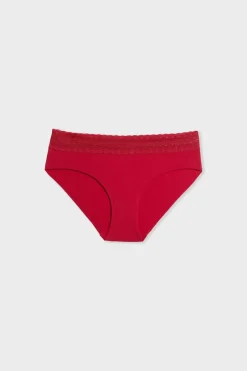 ETAM Culotte|Braguita culotte de algodón sin costuras CARDINAL