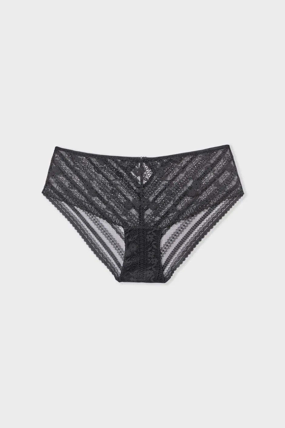 ETAM Braguitas Encaje|Culotte|Braguita culotte de encaje NEGRO