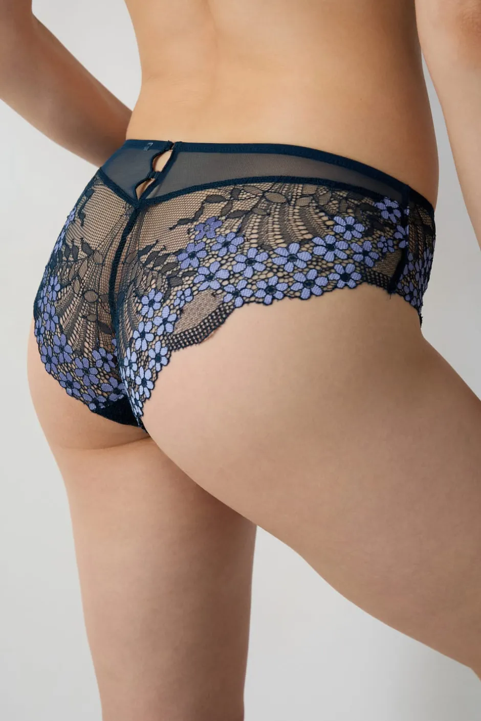 ETAM Culotte|Braguita culotte de encaje AZUL NOCHE