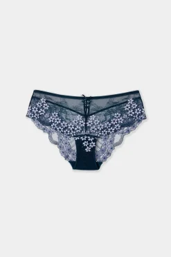 ETAM Culotte|Braguita culotte de encaje AZUL NOCHE