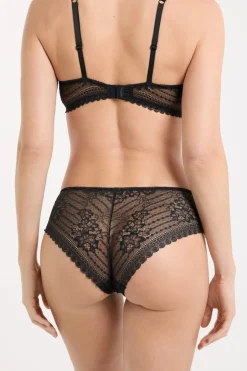 ETAM Braguitas Encaje|Culotte|Braguita culotte de encaje NEGRO