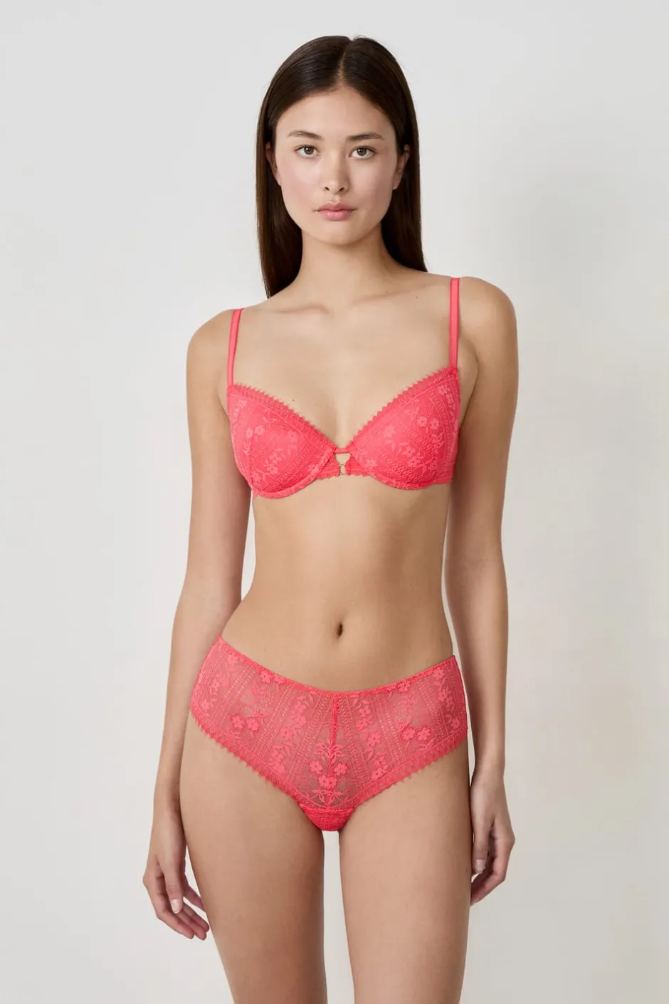 ETAM Braguitas Encaje|Culotte|Braguita culotte de encaje ROSA