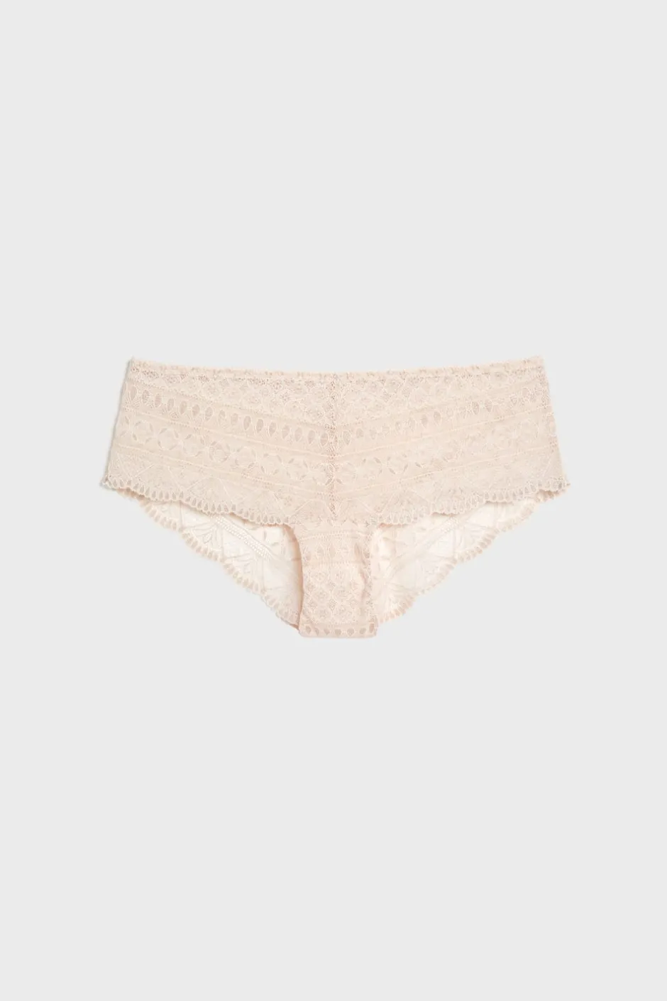 ETAM Braguitas Encaje|Culotte|Braguita culotte de encaje ROSA PÁLIDO
