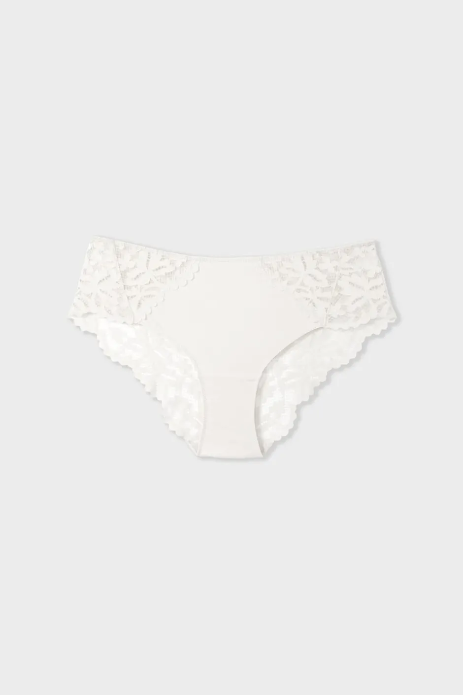 ETAM Braguitas Novias|Braguitas Encaje|Braguita culotte de encaje CRUDO