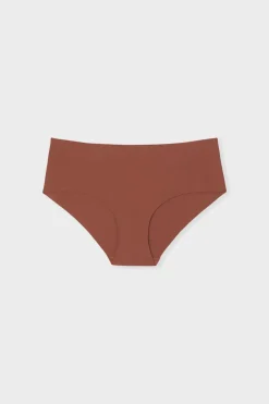 ETAM Culotte|Braguitas Invisibles|Braguita culotte de microfibra MARRÓN